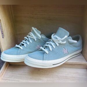 Converse Light Blue Suede - Men’s Sz 12 161540C
